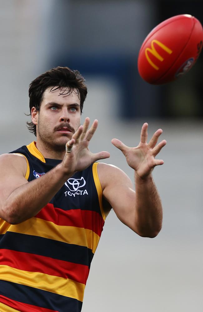 Darcy Fogarty has grown into a leader during his time at the Crows. Picture: Michael Klein