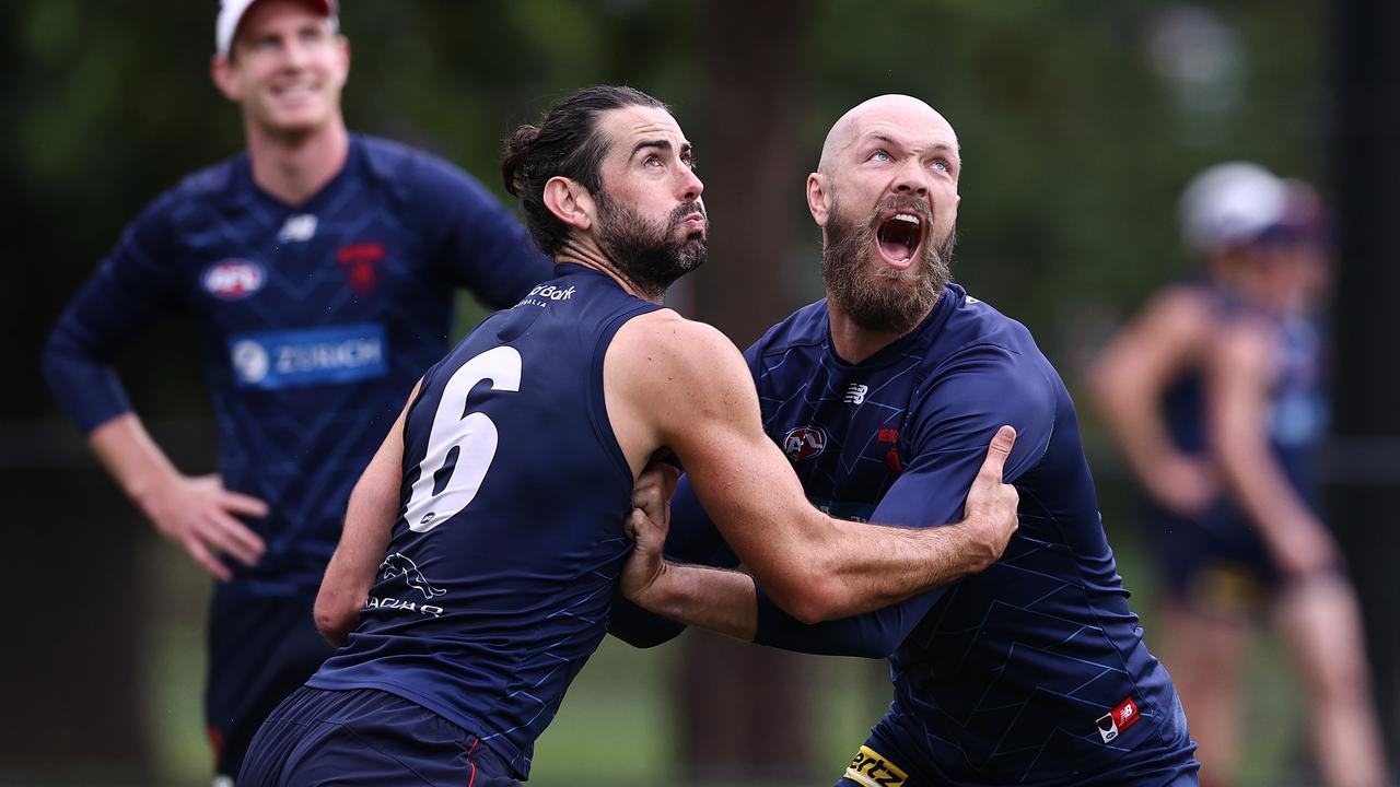 The two All-Australian bigs. Pic: Michael Klein