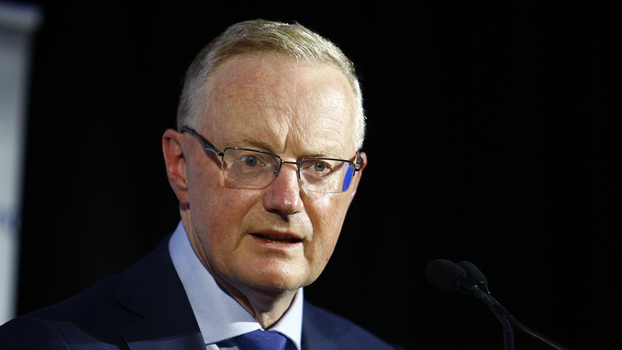 Dr Chalmers denied the trip would be awkward as he travelled with outgoing RBA governor Philip Lowe (pictured). Picture: NCA NewsWire/Tertius Pickard