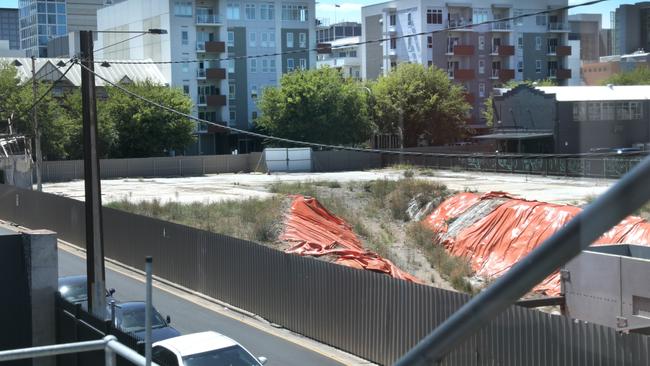 The old New Mayfield Site on Norman Street between Sturt Street and Gilbert Street. Picture: Dean Martin