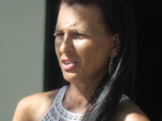 Karen Leigh Eyre, 46, of Berkeley Vale, leaving Wyong Local Court after pleading guilty to supplying drugs on an ongoing basis after being caught by Strike Force Treceagle officers. Picture: NewsLocal