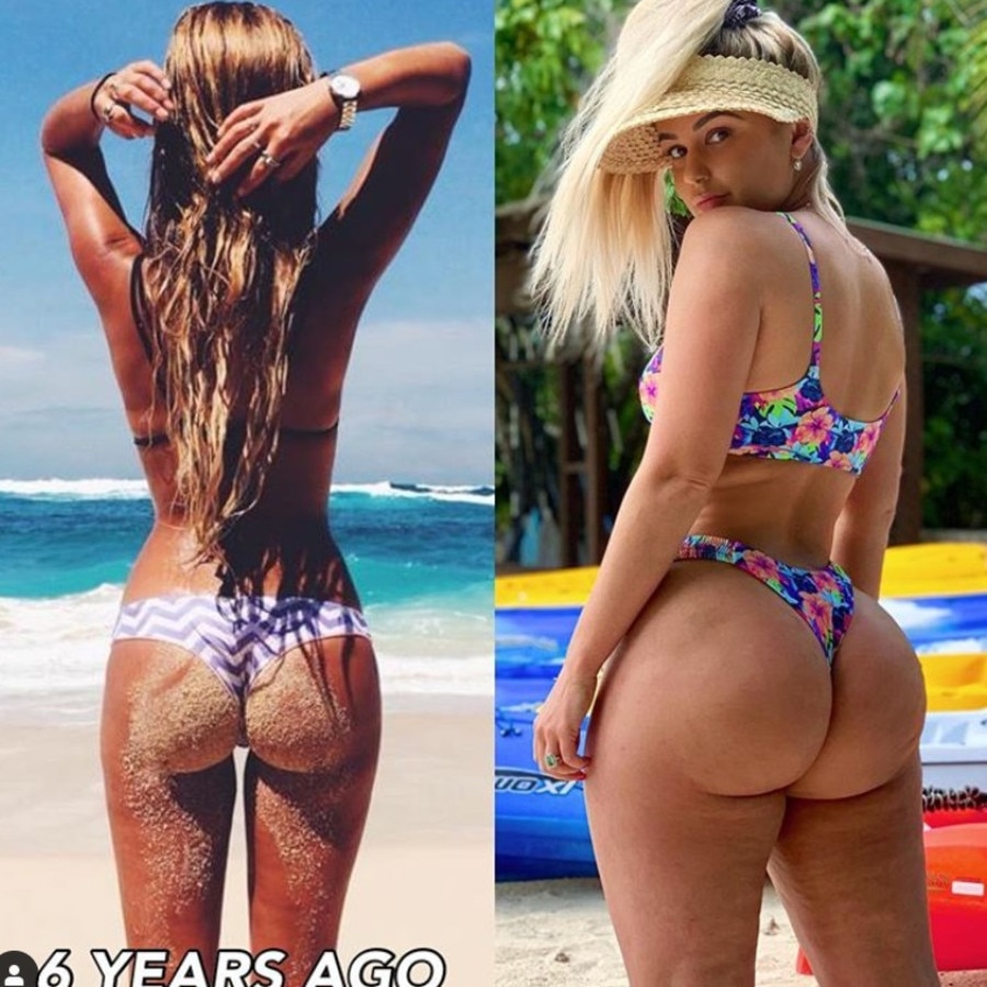 Bikini models amazing booty transformation | news.com.au — Australias  leading news site