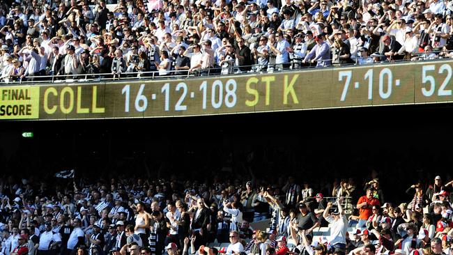 Collingwood smashed the Saints in a replay a week later.