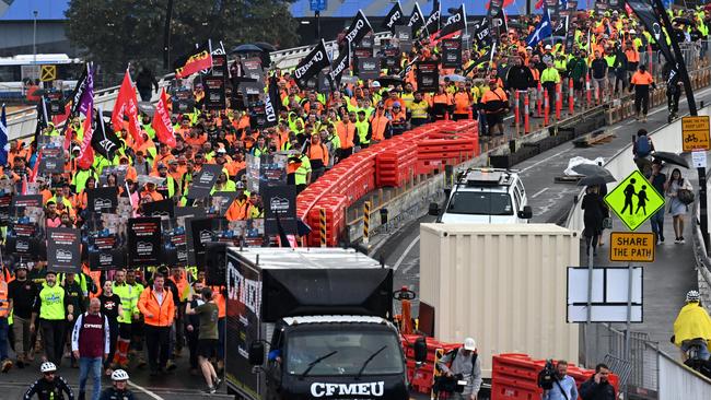 Chaos as hundreds of protesters storm city