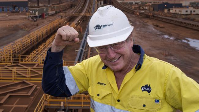 01-05-2023 - Andrew Forrest pictured at Fortescue Metals’ new Iron Bridge magnetite project.