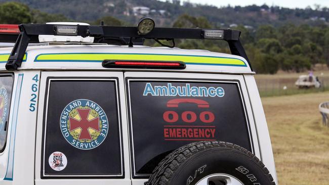 A woman has been transported to Kingaroy Hospital in a stable conditon. Picture: Dominic Elsome