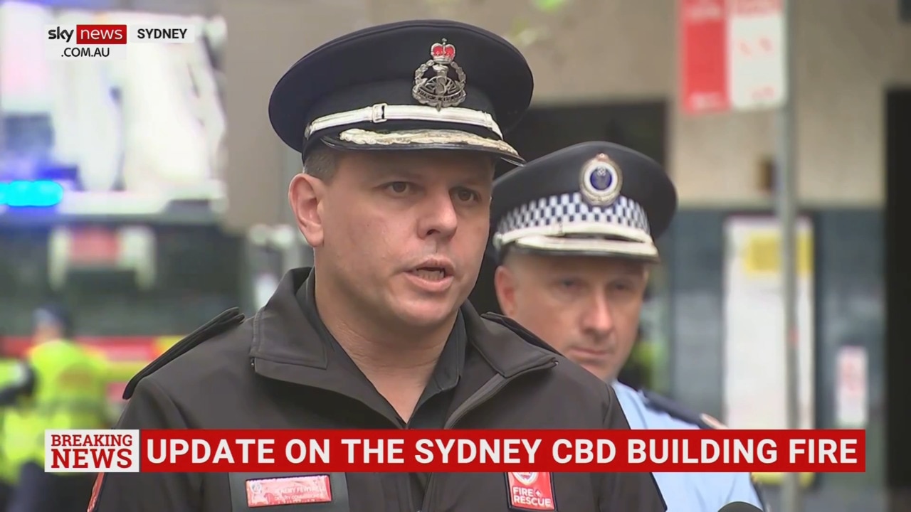 Acting Commissioner Fewtrell provides an update on Sydney CBD fire