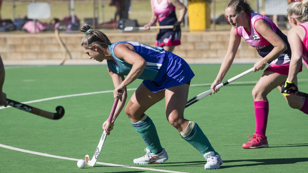 Lisa Eglington of Tweed 1 against Toowoomba 1.