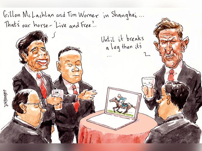 Rod Clement Margin Call cartoon for 01-06-2019Version: Business Cartoon  (1024x768 - Aspect ratio preserved, Canvas added)COPYRIGHT: The Australian's artists each have different copyright agreements in place regarding re-use of their work in other publications.Please seek advice from the artists themselves or the Managing Editor of The Australian regarding re-use.