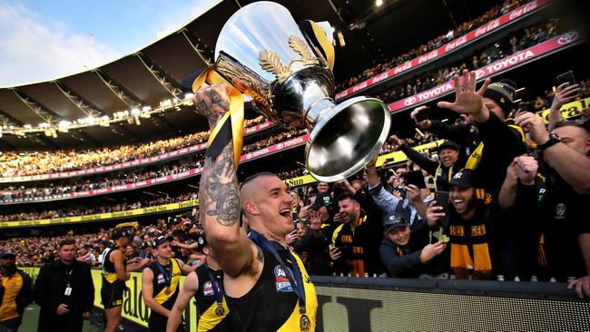 Dan Begala got his hands on the coveted Dustin Martin selection