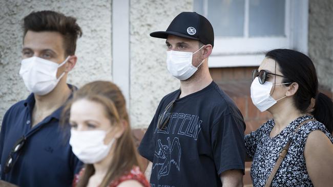 Residents prepare for a five-day lockdown. Picture: Matt Jelonek/Getty Images