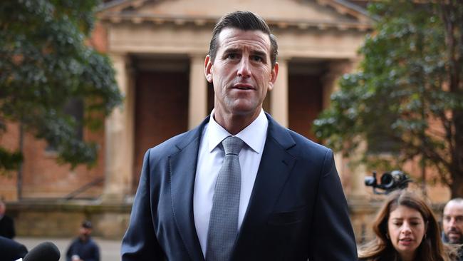 Ben Roberts-Smith outside the Federal Court of Australia in Sydney on June, 2021. Picture: Sam Mooy/Getty Images