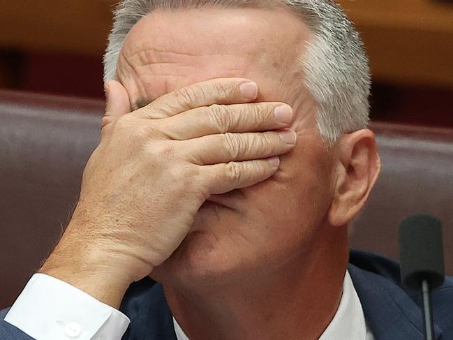 CANBERRA, AUSTRALIANewsWire Photos November 22, 2021: Senator Gerard Rennick in the Senate Chamber in Parliament House Canberra.Picture: NCA NewsWire / Gary Ramage