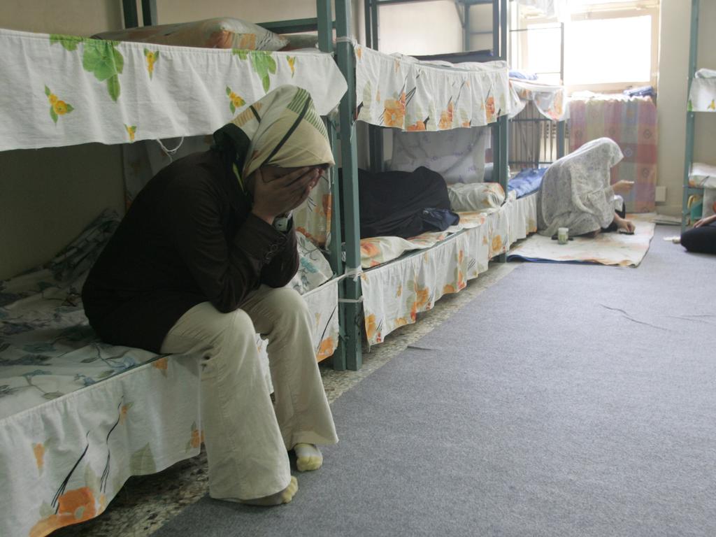 A woman sits in her cell in Evin prison. Picture: Atta Kenare/AFP