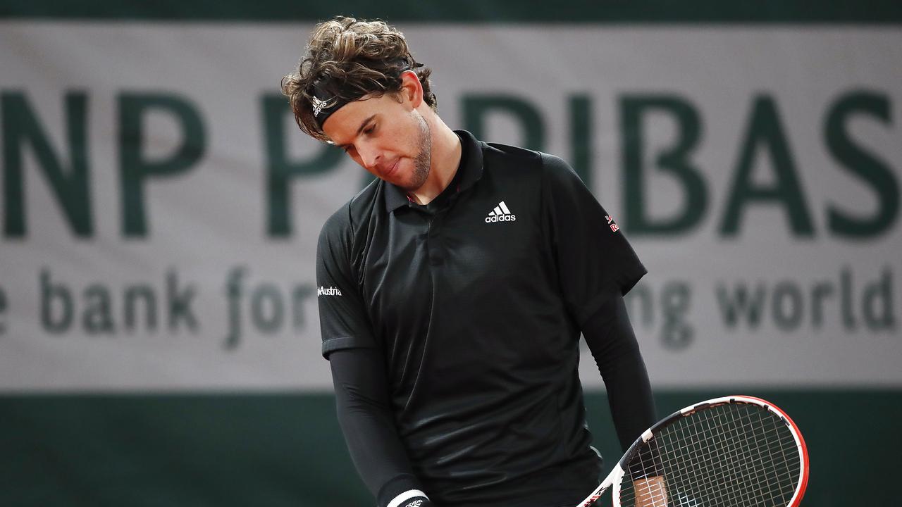 Dominic Thiem is gone from the French Open. (Photo by Clive Brunskill/Getty Images)