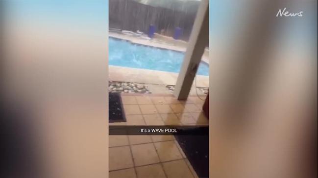 Massive hail creates 'wave pool' in Melbourne