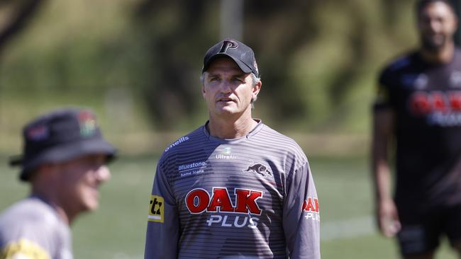 Penrith coach Ivan Cleary isn’t impressed that his team’s tactics have been questioned. Picture: Jonathan Ng