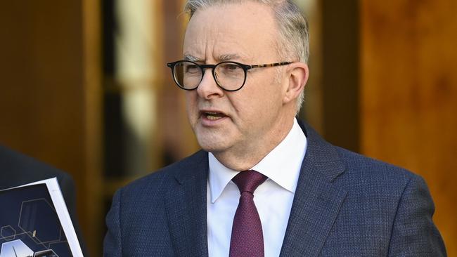 China has hit back after Prime Minister Anthony Albanese released plans for a major overhaul of the Australian Defence Force. Picture: NCA NewsWire / Martin Ollman