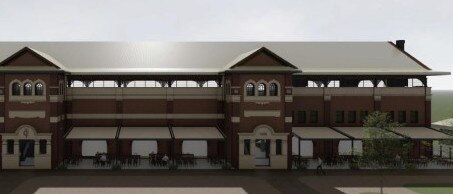 The heritage St Leger grandstand.