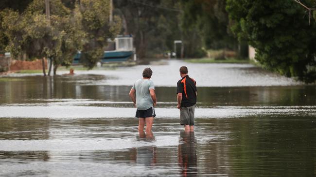 Flooding in Echuca. Picture: David Caird