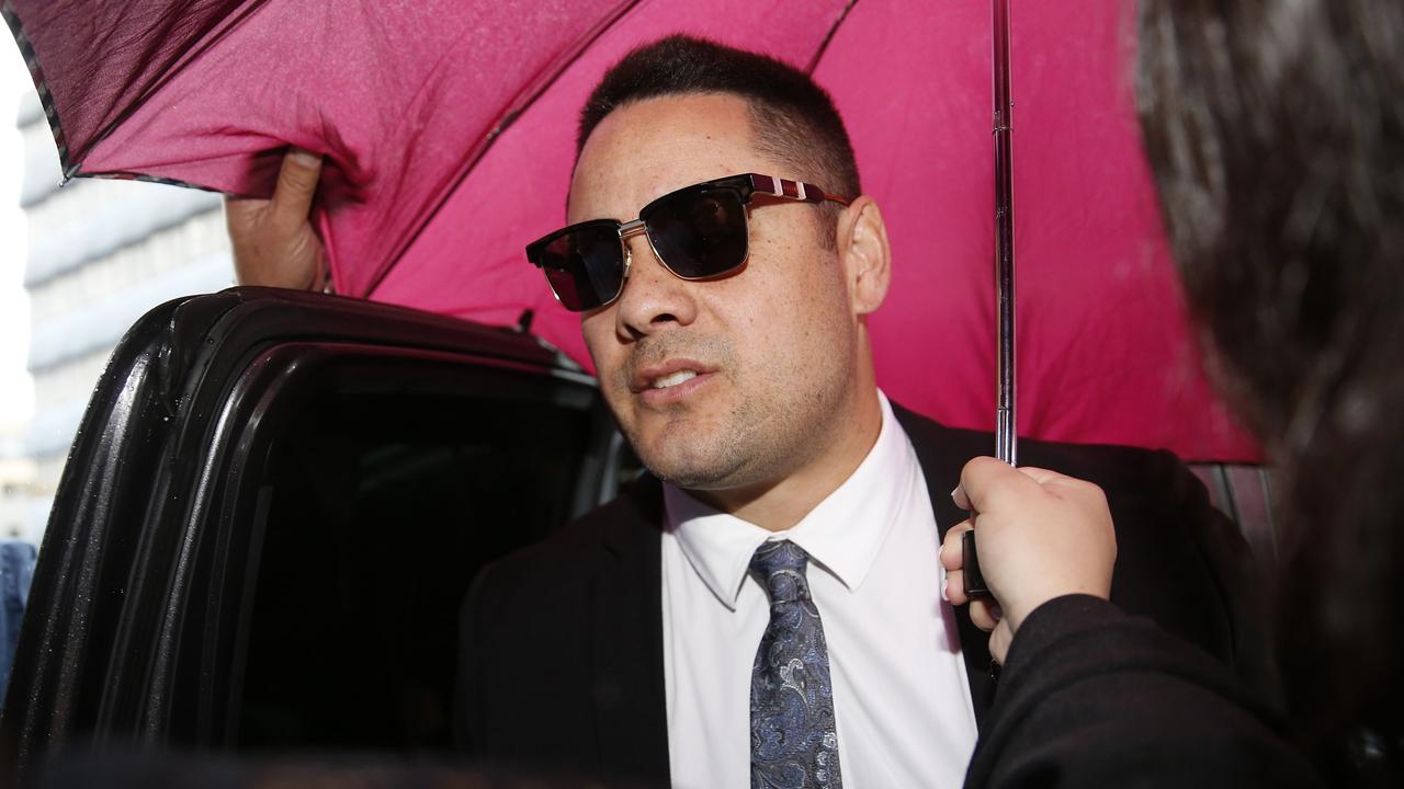 Jarryd Hayne has been sentenced to three years and eight months in prison for sexually assaulting a woman in 2018. Picture: AAP Image/Darren Pateman