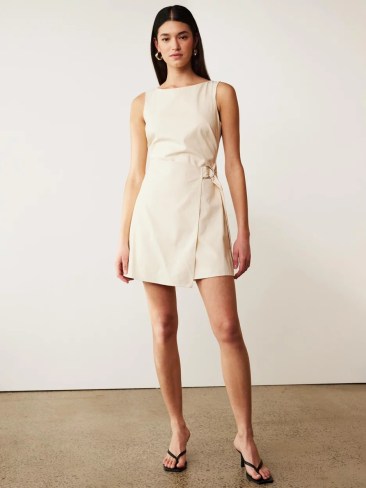 Atmos&Here Elsa Cotton Twill Mini Dress. Picture: THE ICONIC.