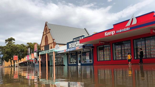 Port Lincoln saw 50mm of rain in just four hours on Friday. Picture: Robert Lang