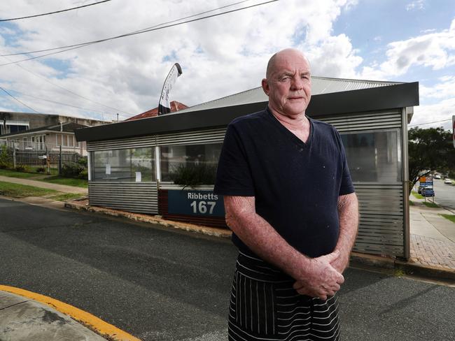 Owner Gary Hall outside the iconoic Ribbett's restaurant. Picture: Tara Croser