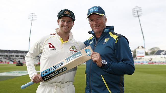 Steve Waugh’s presence looms large in the Australian camp. Picture: Ryan Pierse/Getty Images