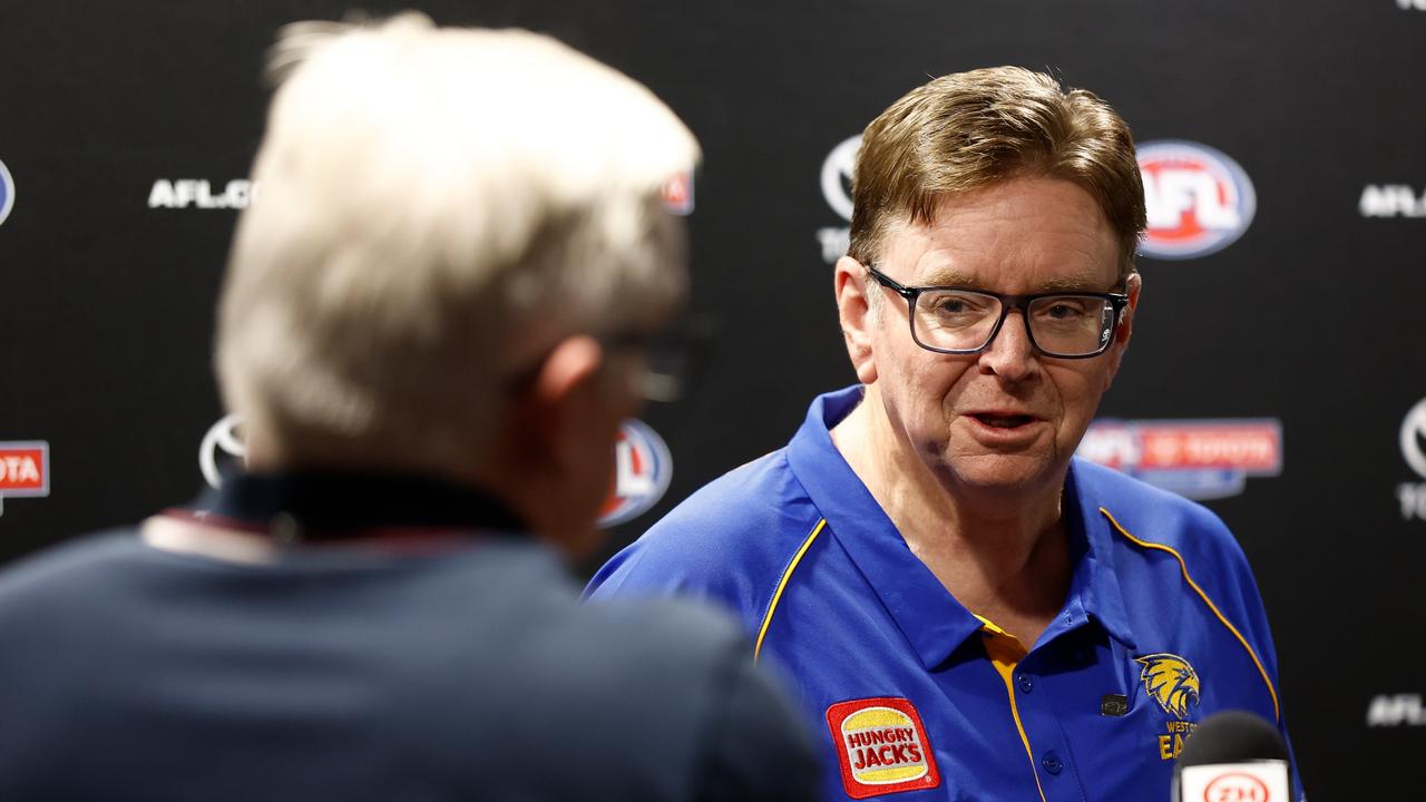 West Coast list boss Rohan O’Brien said it was “really frustrating” to miss out on players the club had put work into. (Photo by Michael Willson/AFL Photos via Getty Images)