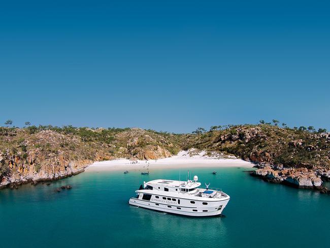 The Kimberley Quest cruise visits some of the most remote parts. Picture: Kimberley Quest