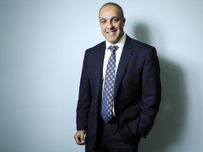 Princess Alexandra Hospital cancer specialist Professor Sandro Porceddu, who is working with celebrated Queensland scientist Ian Frazer on a human trial testing a head and neck cancer vaccine, combined with immunotherapy drugs. Picture: Mark Cranitch