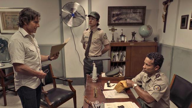 Tom Cruise in a scene from his upcoming film, American Made.