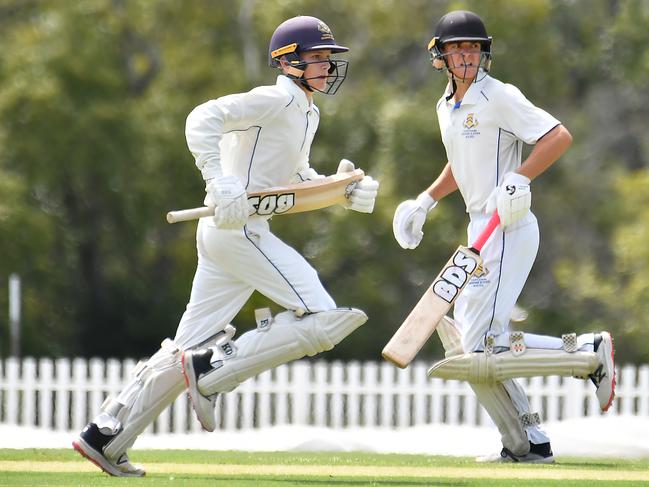 GPS First XI cricket between Churchie and The Southport School.Saturday February 25, 2022. Picture, John Gass