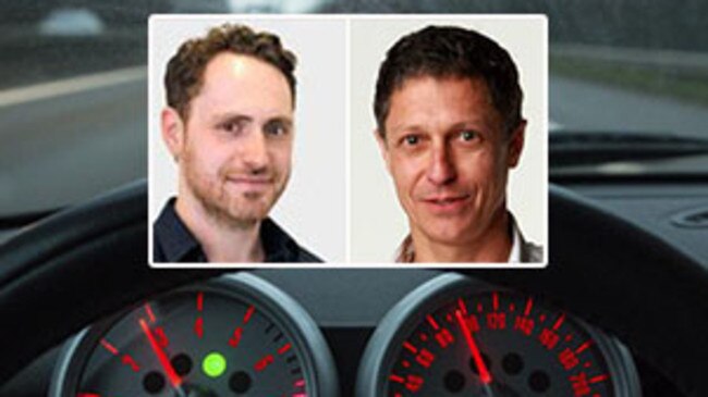 Rev-up: Phil King, right, says the car will survive while Hugo Rifkind says the private car is dead.