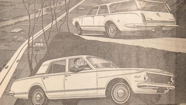 An advert for Chrysler Valiant that appeared in The Australian on July 15, 1964.