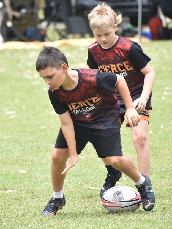Action from the Red Rooster Junior Touch Carnival at Cyril Connell Fields, Rockhampton, on November 5, 2022.