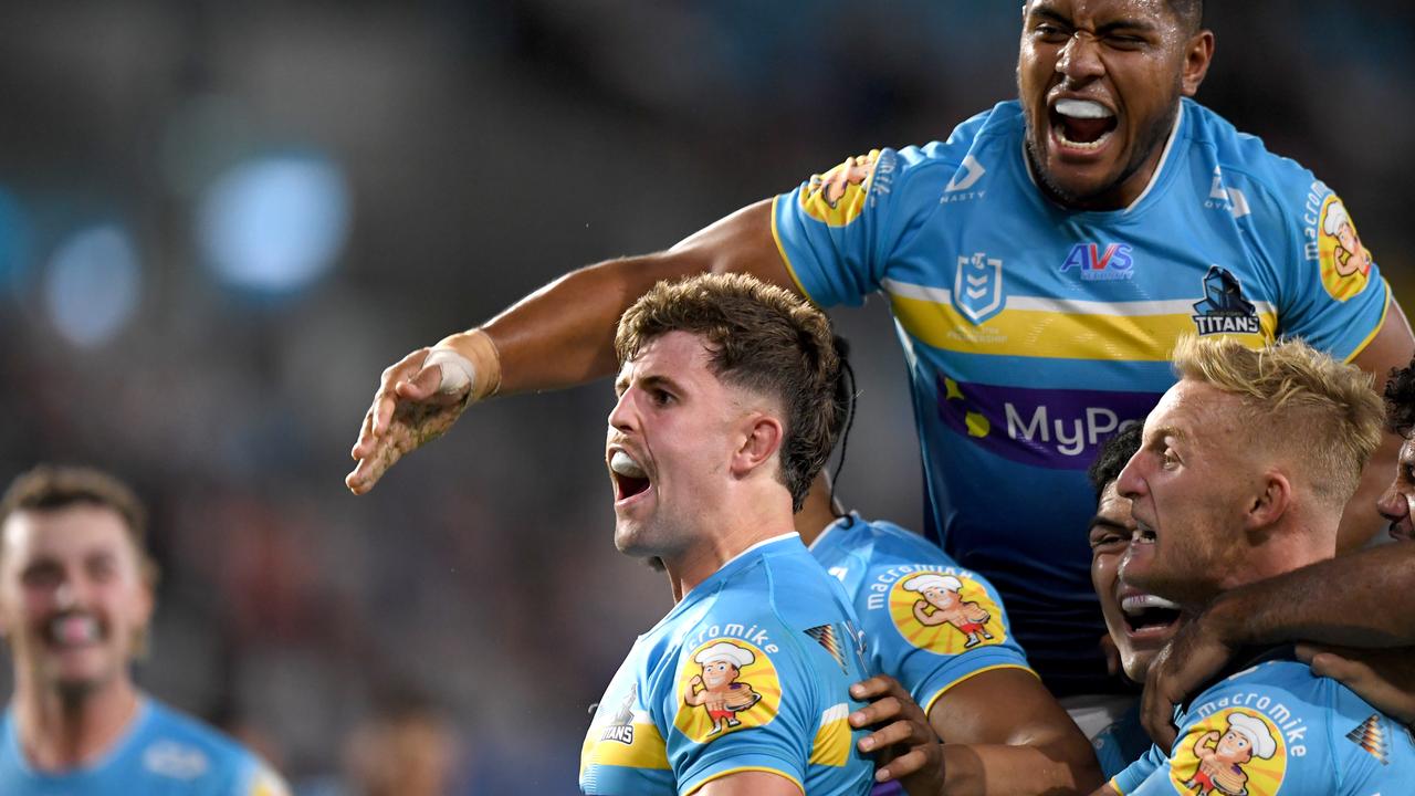 Toby Sexton celebrates. PIcture: NRL Imager