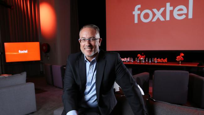 Foxtel CEO Patrick Delany, is keen to expand the company’s partnership with the NRL. Picture: Britta Campion/The Australian