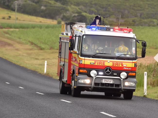 Queensland Fire and Emergencies services have one crew on scene responded to a bushfire burning at Kilkivan.