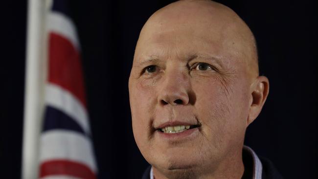 Peter Dutton is expected to be elected unopposed to the position of Liberal leader Picture: Zak Simmonds