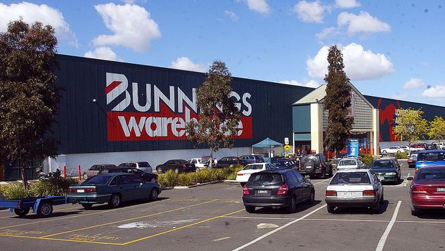 The alleged incident occurred at the Bunnings Warehouse store in Epping.