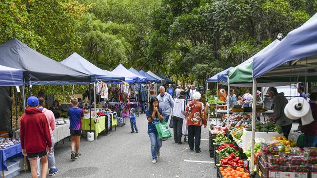 The Rotary Charity Markets held at Tondoon Botanic Gardens, Gladstone.