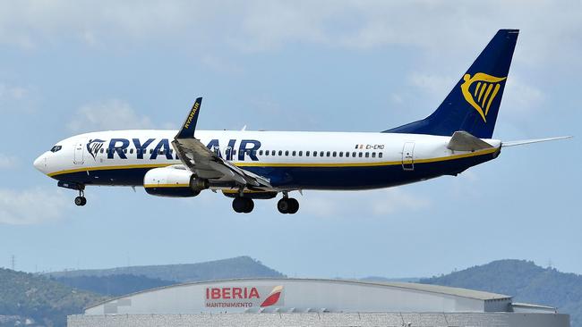 Ryanair uses AI to determine which aircraft were suited to what routes, given fuel efficiency differed even between planes of the same model. Picture: Pau Barrena/AFP