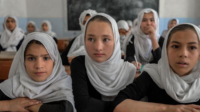 Schools for girls have remained oopen in the Afghan provinces of Balkh, Kunduz, Sar-e-Pul and Jawzjan. Picture: AFP