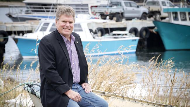 Tasman Mayor Rod MacDonald at Nubeena. Picture: Chris Kidd