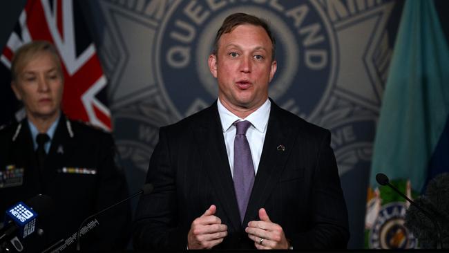 Premier Steven Miles says QPS Commissioner Katarina Carroll has been a wonderful leader. Picture: Dan Peled / NCA NewsWire