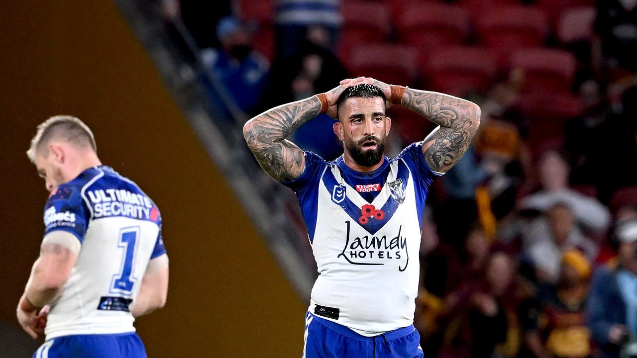 The Bulldogs have been accused of being unfit. Picture: Bradley Kanaris/Getty