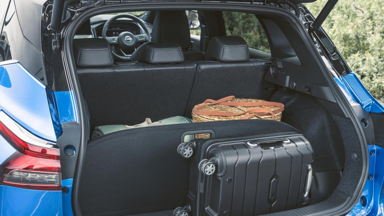 Boot space in the Nissan Qashqai Ti.