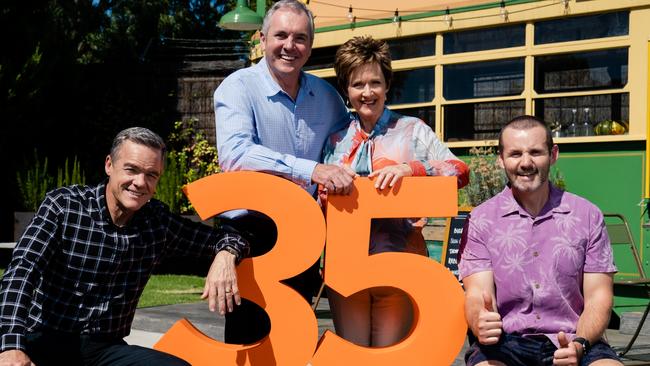 Neighbours’ longest serving cast members celebrate the 35th anniversary.